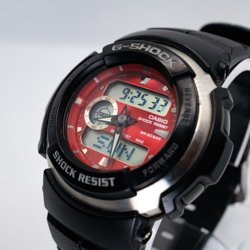 G-300 Casio G-Shock Dual Time WR 200M Quartz Men Watch